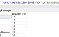 Compatibility level SQL